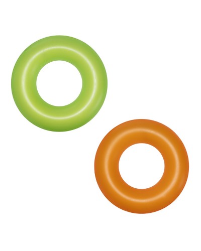 Bestway Flottatore Gonfiabile Liscio Neon Colore Assortito D76 cm +3 a 6 Anni Spiaggia e Piscina 36024