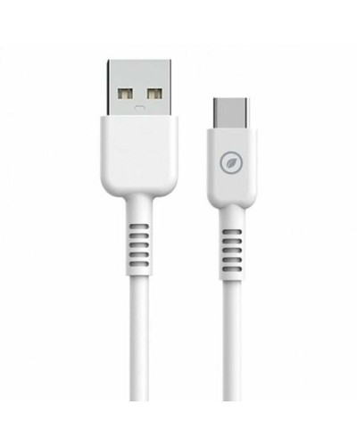USB A to USB-C Cable Muvit White 1,2 m