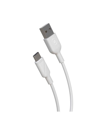 USB A - USB-C kaapeli Muvit Valkoinen 3 m