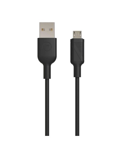 muvit for change cable USB a Micro USB 2,4A/10W 1,2m negro