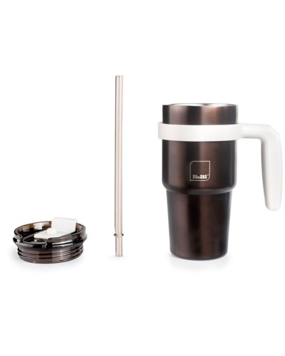 Tazza con manico Ibili 669005 Grigio Acciaio inossidabile