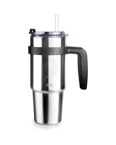 Tazza con manico Ibili 669006 Grigio Acciaio inossidabile 580 ml