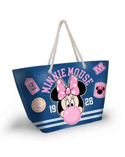 Strandväska Minnie Mouse Blå