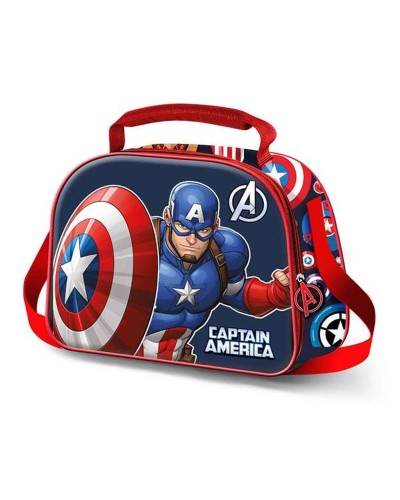 Sac à goûter Capitán América Bleu