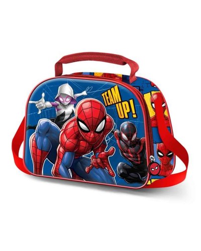 Bolsito de Merienda Spider-Man Azul 20 x 26 x 10 cm
