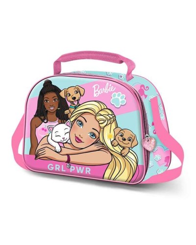 Lunchtrommel Barbie Roze