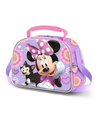 Imbiss-Täschchen Minnie Mouse Lila 20 x 26 x 10 cm