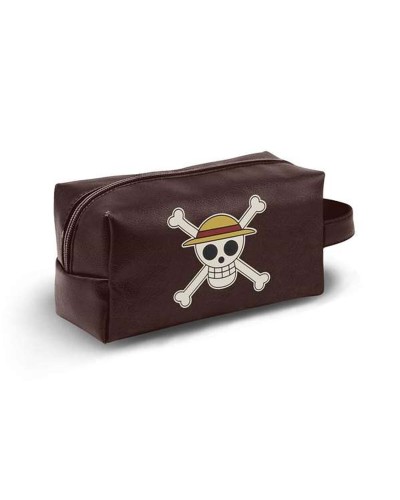 Necessaire da Viaggio One Piece Marrone PVC 13 x 27 x 13 cm