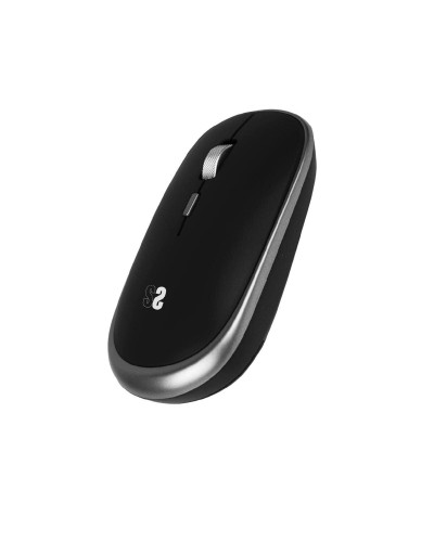 Mouse senza Fili Subblim SUBMORFM0002 Nero Argentato
