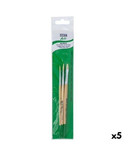 Penselen Titan Arts Nº 4-6-8 3 Onderdelen (5 Stuks)