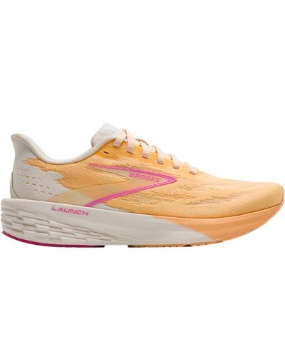 Zapatillas de Running para Adultos Brooks Launch 11 Beige Naranja