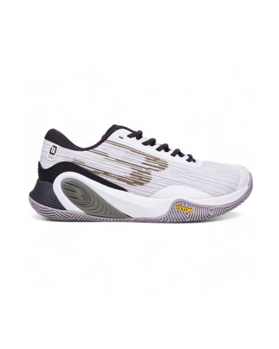 Zapatillas de Padel para Adultos Bullpadel Hack Vibram 25V Blanco