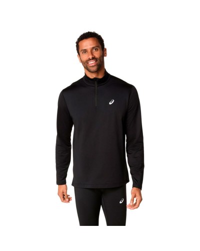 Heren-T-Shirt met Lange Mouwen Asics Core Zwart