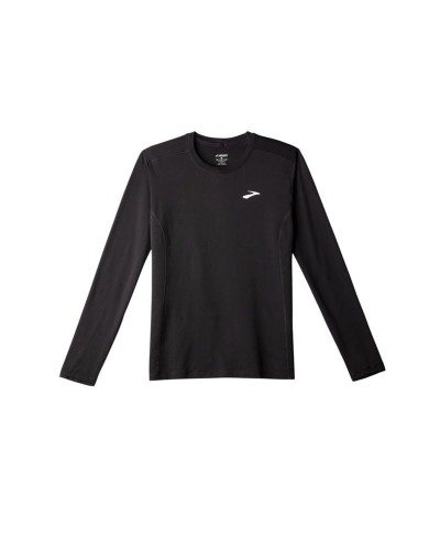 Maglia a Maniche Lunghe Uomo Brooks Atmosphere Long Sleeve 3.0 Nero