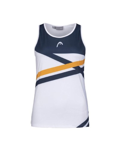Dames-T-Shirt met Korte Mouwen Head Tenis PERF Tank Top W Wit