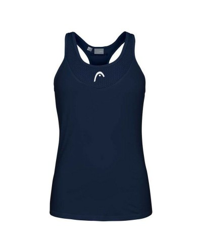 Camiseta de Tirantes Mujer Head Azul Azul oscuro