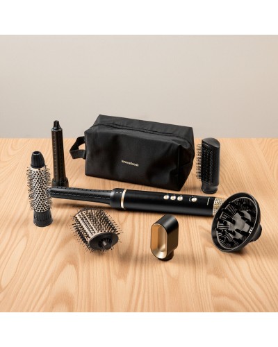 Brosse Sèche-Cheveux et Coiffeur Multifonction Ionique avec Technologie Coanda et 7 Accessoires Wavify InnovaGoods