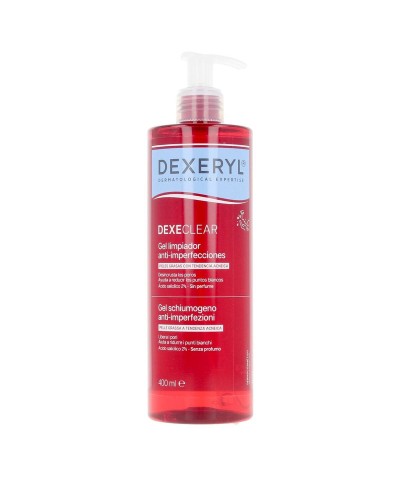 Gel Limpiador Facial Dexeryl DEXECLEAR 400 ml Anti-imperfecciones