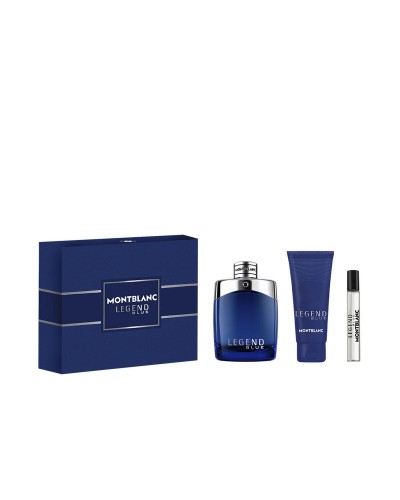 Parfumset voor Heren Montblanc LEGEND BLUE 3 Onderdelen