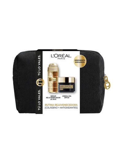 Cofanetto Cosmetica Donna L'Oreal Make Up RUTINA REJUVENECEDORA 3 Pezzi