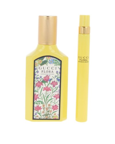 Set mit Damenparfüm Gucci FLORA GORGEOUS ORCHID 2 Stücke
