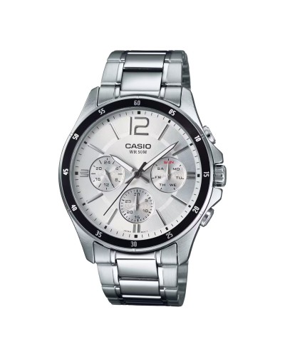 Miesten rannekellot Casio MTP1374D7AVDF Valkoinen (Ø 47 mm)