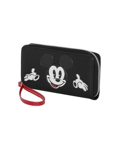 Portefeuille Mickey Mouse Zwart