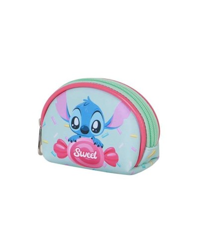 Portemonnee Stitch Blauw 12 x 4,5 cm