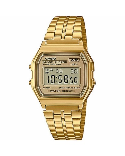 Montre Unisexe Casio A158WEGV-9AEF Doré (Ø 33 mm)