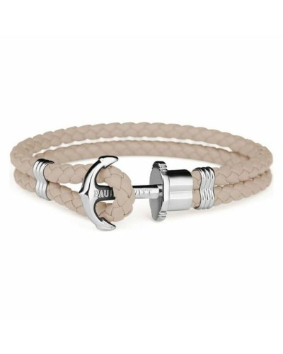 Paul Hewitt Bracciale Donna Beige Acciaio Inox Argento - Stile Nautico