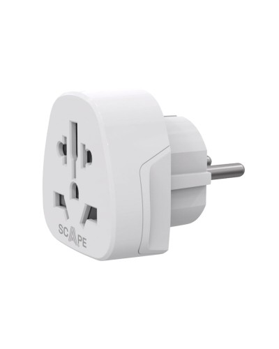 Adattore con prese Scape Travel 830DE Plastica