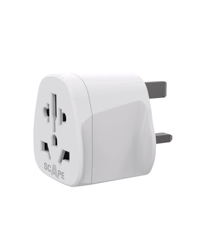 Adattore con prese Scape Travel 830UK Plastica 13 A
