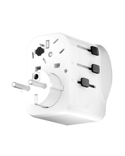 Adattore con prese Muvit for Change Plastica 45 W