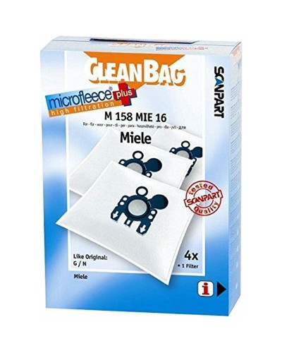 Sacchetto di Ricambio per Aspirapolvere Scanpart M 158 MIE 16 Typ G, N MIELE 4UD