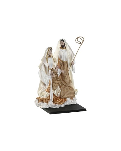 Presepe di Natale Home ESPRIT Bianco Dorato 27 x 24 x 40 cm