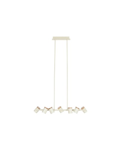 Suspension Home ESPRIT Blanc Bois Métal 104 X 18 X 164 CM