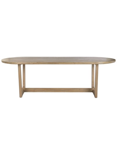 Tavolo da Pranzo Home ESPRIT Grigio teak 240 x 100 x 76 cm