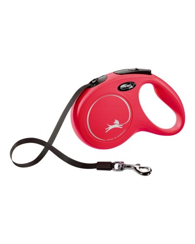 Guinzaglio per Cani Flexi NEW CLASSIC 3m Rosso Taglia XS