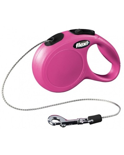 Dog Lead Flexi NEW CLASSIC 3 m Pink XS size