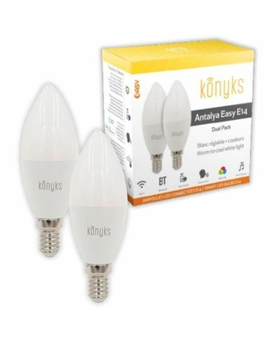 LED-lampa Ljus Konyks e14 Vit