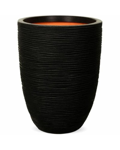 Blumentopf Capi Europe Schwarz Kunststoff rund 34 x 34 x 46 cm