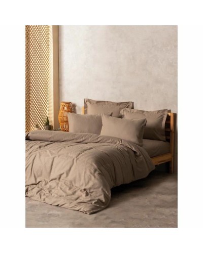 Set di copripiumino Marrone 220 x 240 cm