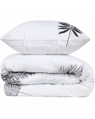 Bettbezug-Set Grau King size 3 Stücke