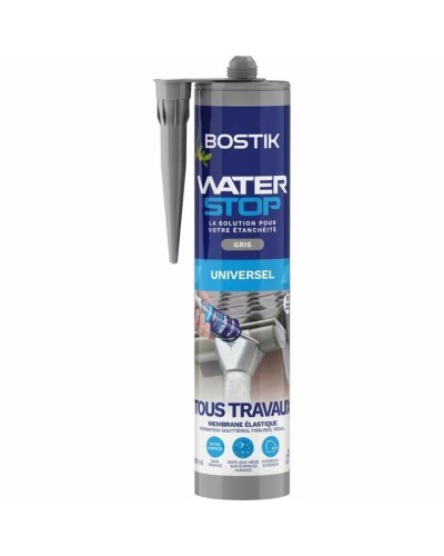 Silicone Bostik Gris Polyuréthane Plastique