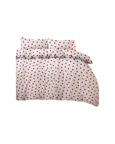 Duvet cover set Red Super king 3 Pieces