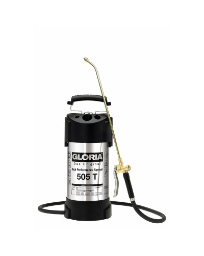 Spray a Pressione da Giardino Gloria 505t Acciaio inossidabile Ottone 6 BAR 5 L