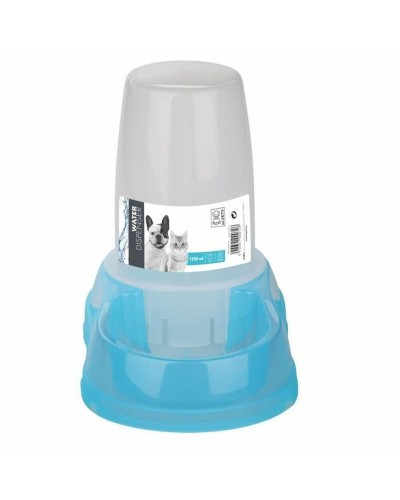 Wasserspender MPETS Blau Schwarz Kunststoff 1,5 L