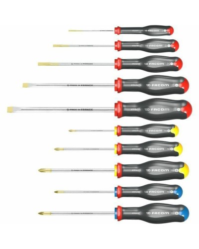 Schroevendraaierset Facom FCMATWJ10PB (10 Stuks)
