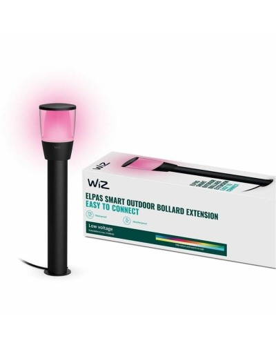 Picchetto solare da giardino Wiz Nero Metallo