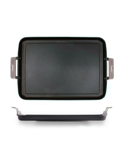 Slät grillplatta Valira 4674/25 Svart Metall